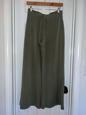 SPANX Olive Green Wide Leg Jumpsuit Pants
